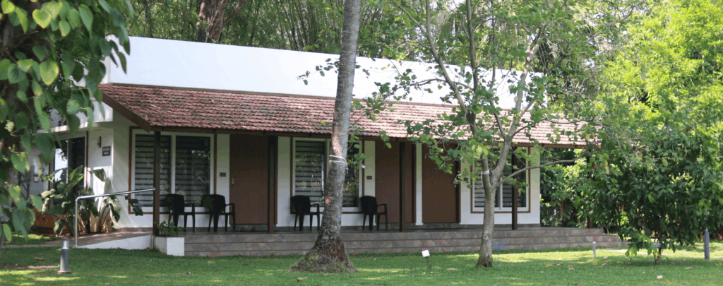 Mandaram, the three bedroom poolside villa at Giby Farm